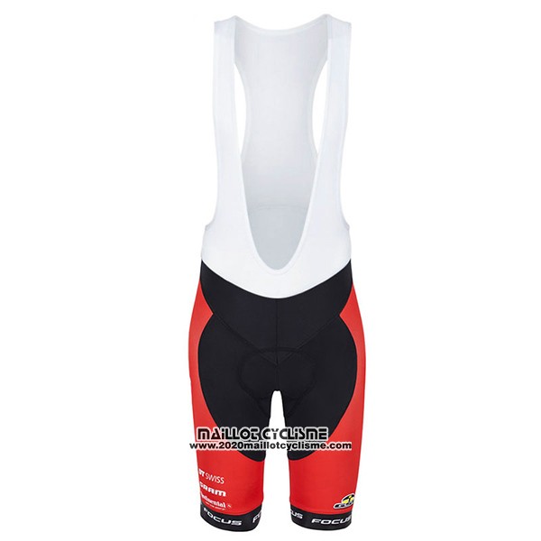 2017 Maillot Ciclismo Focus XC Rouge Manches Courtes et Cuissard
